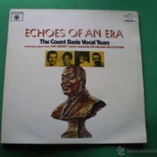 Discos de vinilo: COUNT BASIE VOCAL YEARS DOBLE LP 1978 GATEFOLD ECHOES OF AND ERA LABEL ROULETTE PDELUXE. Lote 47627892