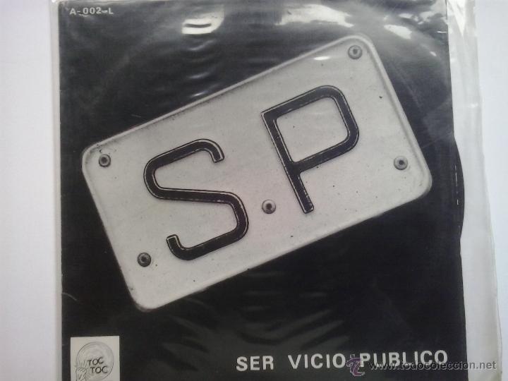 Discos de vinilo: SER VICIO PUBLICO-LP - Foto 1