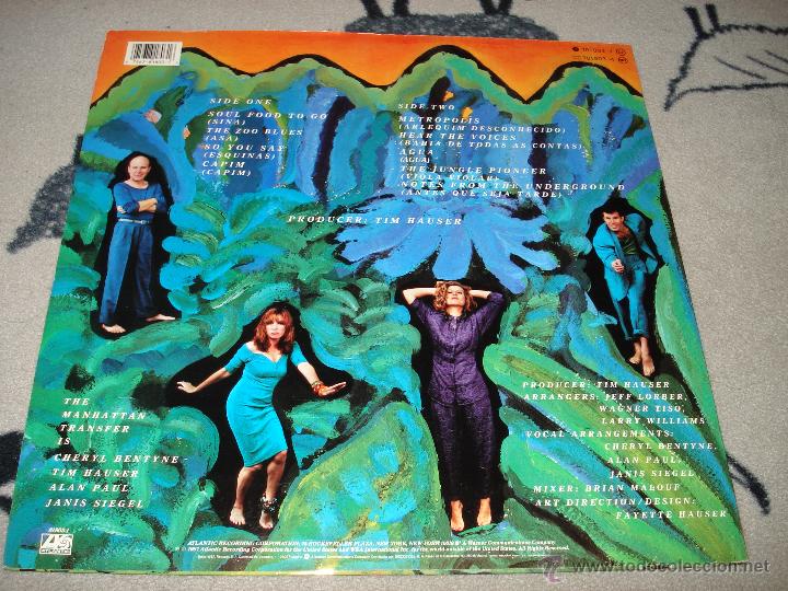 Discos de vinilo: THE MANHATTAN TRANSFER - BRASIL (SPAIN 1987) - Foto 2