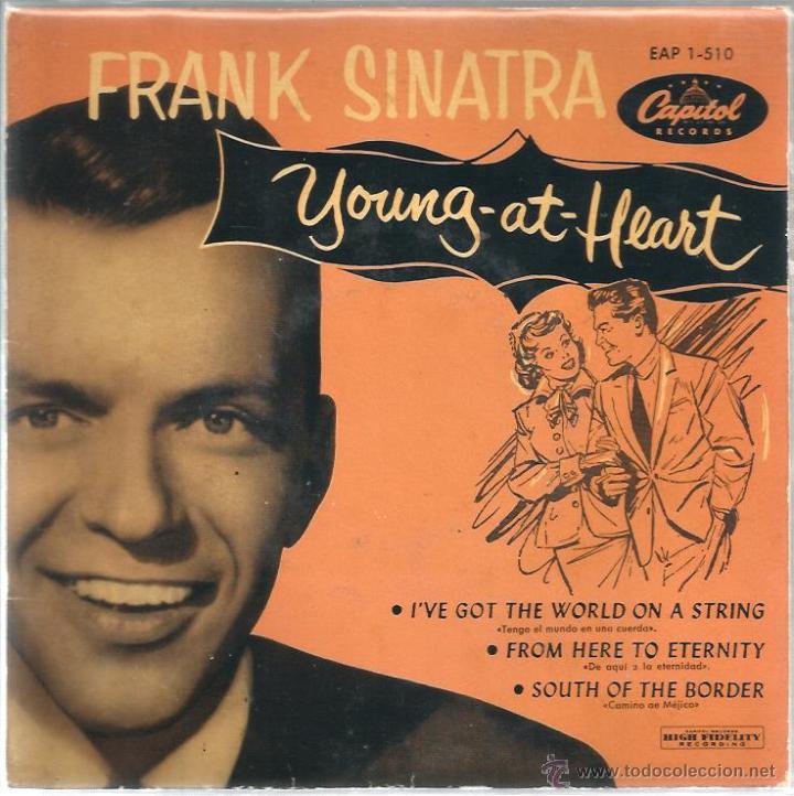 Discos de vinilo: EP FRANK SINATRA : YOUNG AT HEART - Foto 1