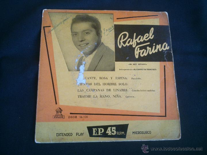 Discos de vinilo: DISCO RAFAEL FARINA DOS DISTINTOS - Foto 3
