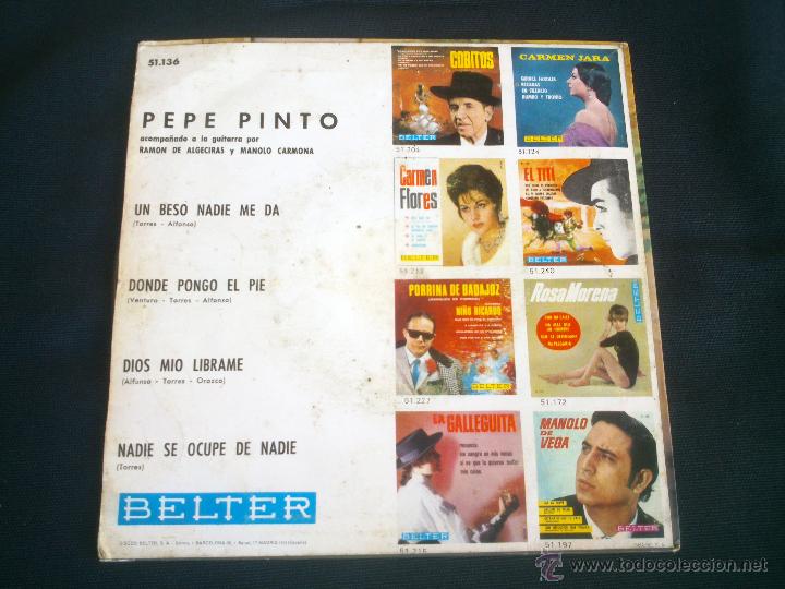 Discos de vinilo: DISCO PEPE PINTO - Foto 2