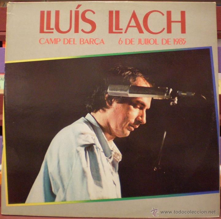 Discos de vinilo: Lluis Llach - Camp del Bar&ccedil;a 6 de Juliol de 1985 - Foto 1