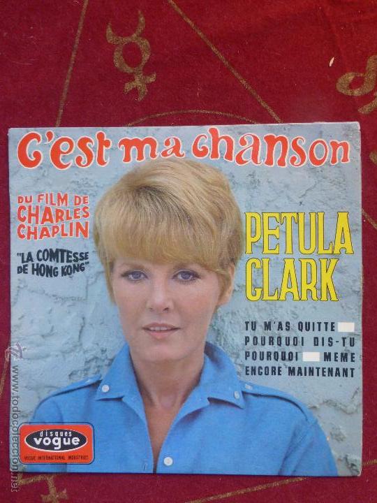 Discos de vinilo: Petula Clark - EP - C&acute;est ma chanson - Du flim de Charles Chaplin - Foto 1