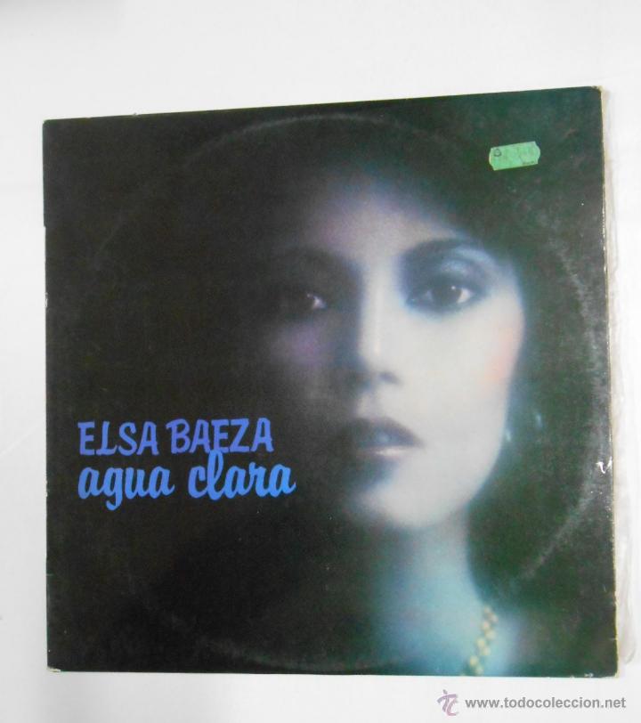 Discos de vinilo: ELSA BAEZA. - AGUA CLARA. LP. TDKLP11 - Foto 1