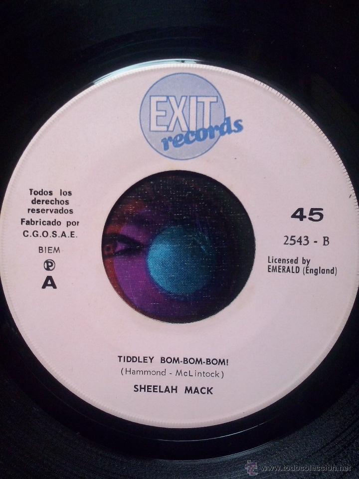 Discos de vinilo: sheelah mack - tiddley bom, bom, bom! - single exit records 1969 - Foto 3