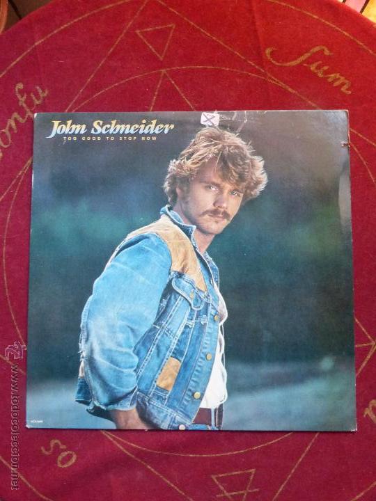 Discos de vinilo: John Schneider - To good for stop now lp - Foto 1