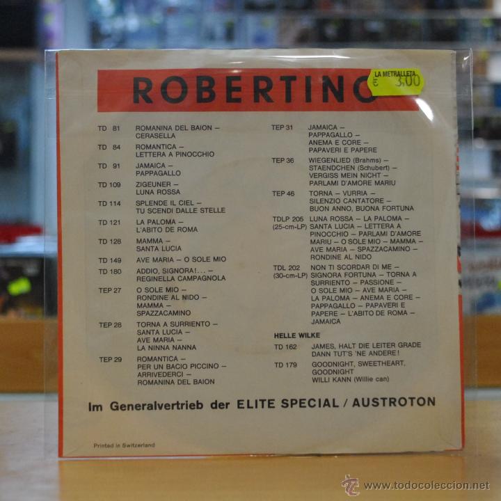 Discos de vinilo: ROBERTINO - LA SPAGNOLA - SINGLE - Foto 2