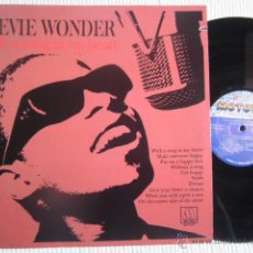 Discos de vinilo: STEVIE WONDER - '' WITH A SONG IN MY HEART '' LP REISSUE USA 1981. Lote 47673982