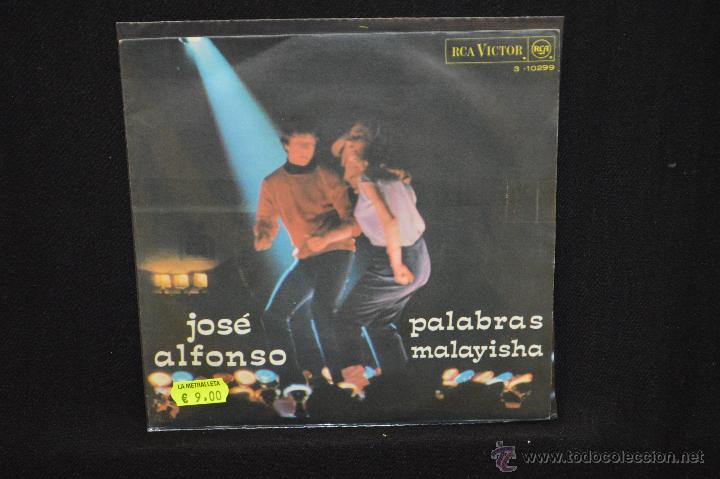 Discos de vinilo: JOSE ALFONSO - PALABRAS +1 - SINGLE - Foto 1