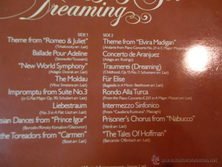 Discos de vinilo: JAMES LAST. CLASSICS FOR DREAMING. - Foto 2