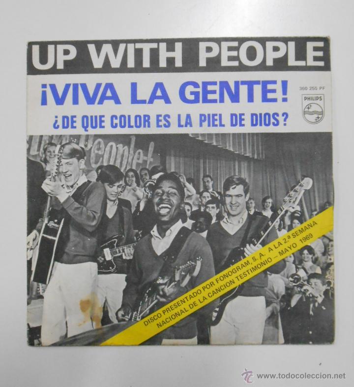 Vinyl-Schallplatten: UP WITH THE PEOPLE. VIVA LA GENTE. DE QUE COLOR ES LA PIEL DE DIOS. TDKDS1H