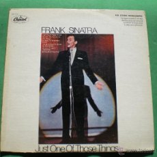 Discos de vinilo: FRANK SINATRA LP 1960 JUST ONE OF THOSE THINGS ..CARTON USA.CAPITOL HIGH FIDELITY. PDELUXE. Lote 47681109