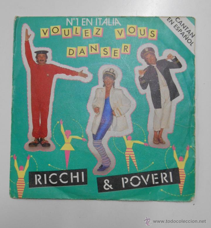 Discos de vinilo: RICCHI & POVERI. VOULEZ VOUS DANSER. TDKDS1E - Foto 1