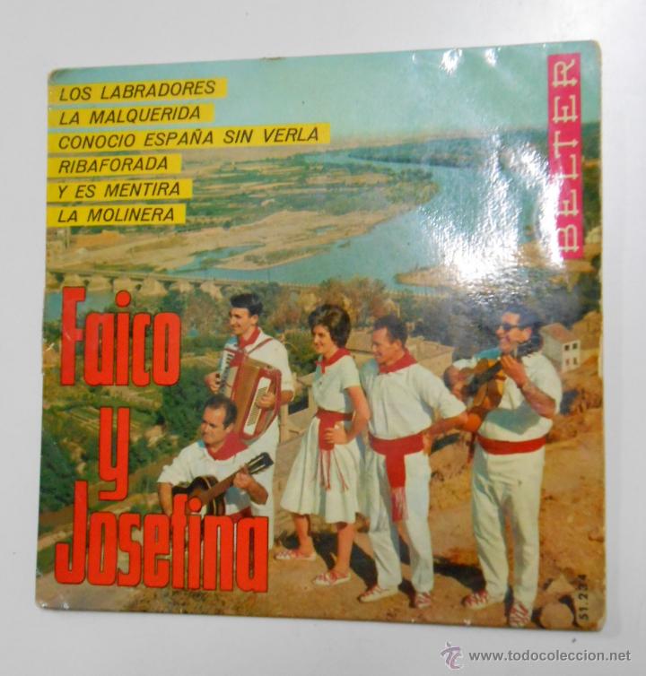 Discos de vinilo: FAICO Y JOSEFINA. - JOTAS NAVARRAS. TDKDS1D - Foto 1