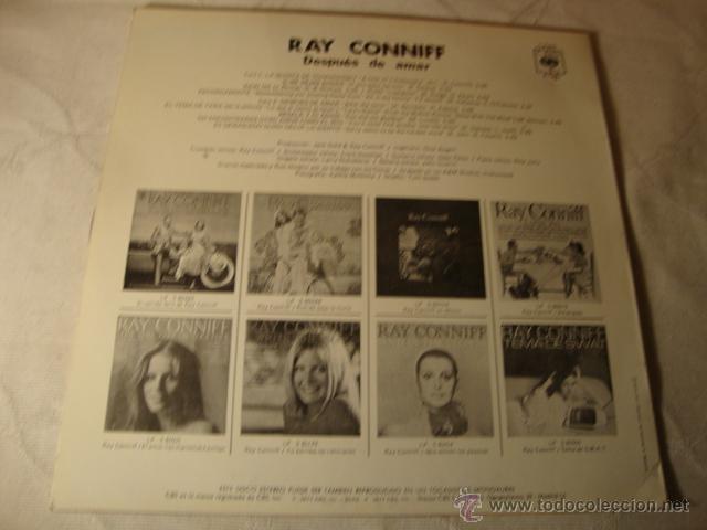 Discos de vinilo: DISCO LP ORIGINAL RAY CONNIFF - AFTER THE LOVIN - Foto 2