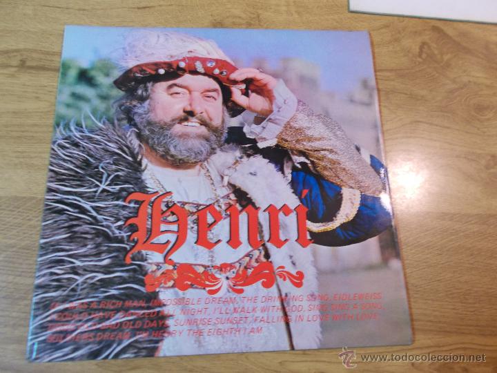Discos de vinilo: HENRI  CON AUTOGRAFO DEL AUTOR. - Foto 1