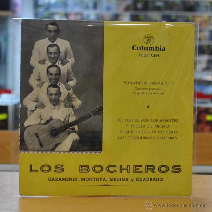 Discos de vinilo: LOS BOCHROS - ESTAMPAS BILBAINAS N&ordm;1 - EP - Foto 1