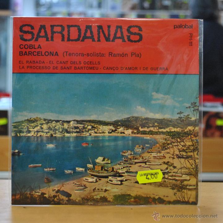 Discos de vinilo: SARDANAS - COBLA BARCELONA - + 3 - EP - Foto 1