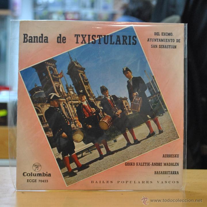 Discos de vinilo: BANDA DE TXISTULARIS - AURRESKU - EP - Foto 1