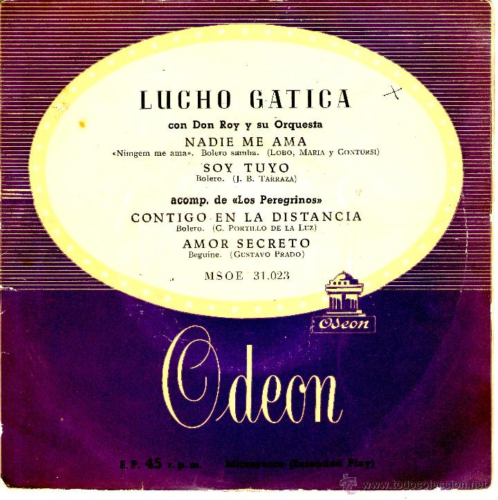 Discos de vinilo: LUCHO GATICA - NADIE ME AMA - Foto 1