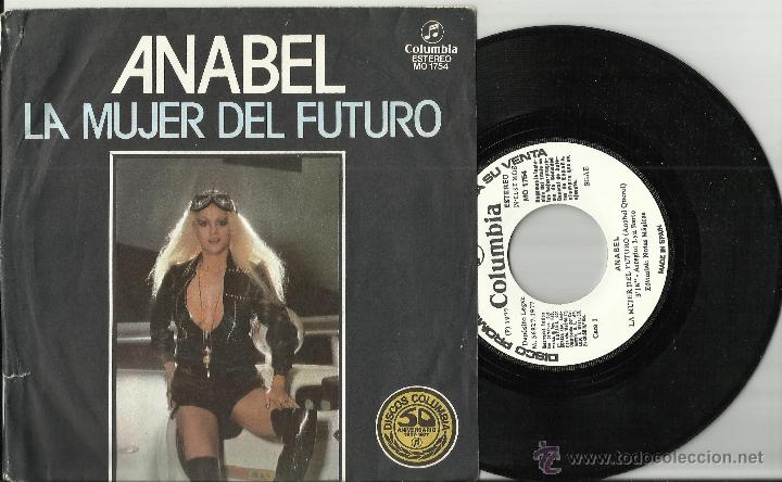 Disques de vinyle: anabel single promocional la mujer del futuro.1977