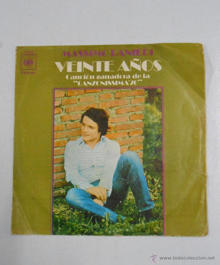 Discos de vinilo: MASSIMO RANIERI - VEINTE A&Ntilde;OS / SUE&Ntilde;OS DE AMOR. TDKDS1C - Foto 1