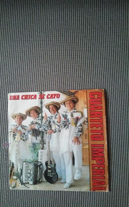 Discos de vinilo: cuarteto imperial-una chica se cayo - Foto 1