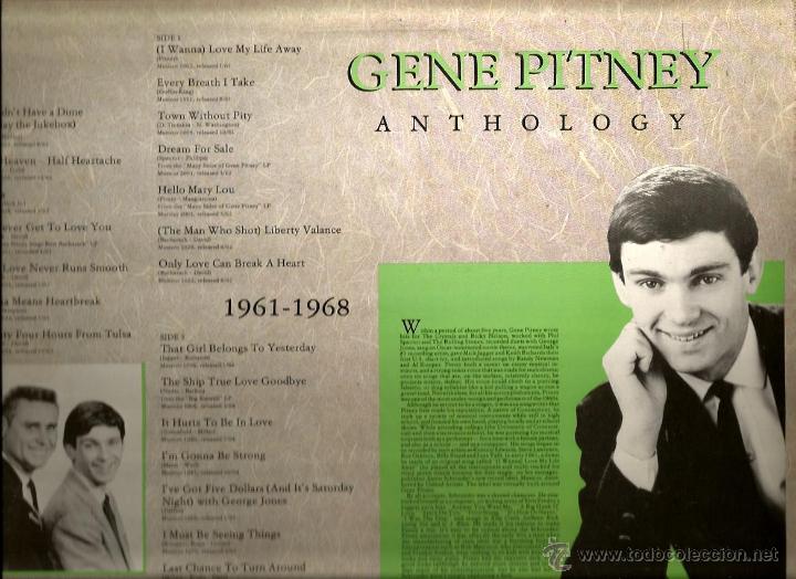 Discos de vinilo: DOBLE LP GENE PITNEY ANTHOLOGY  1961-1968 - Foto 2