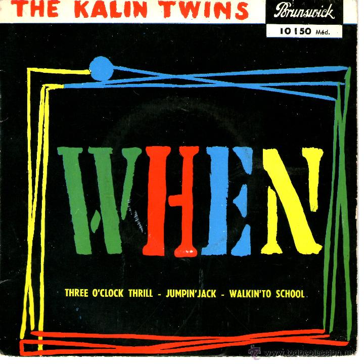 Discos de vinilo: HE KALIN TWINS - WHEN - Foto 1