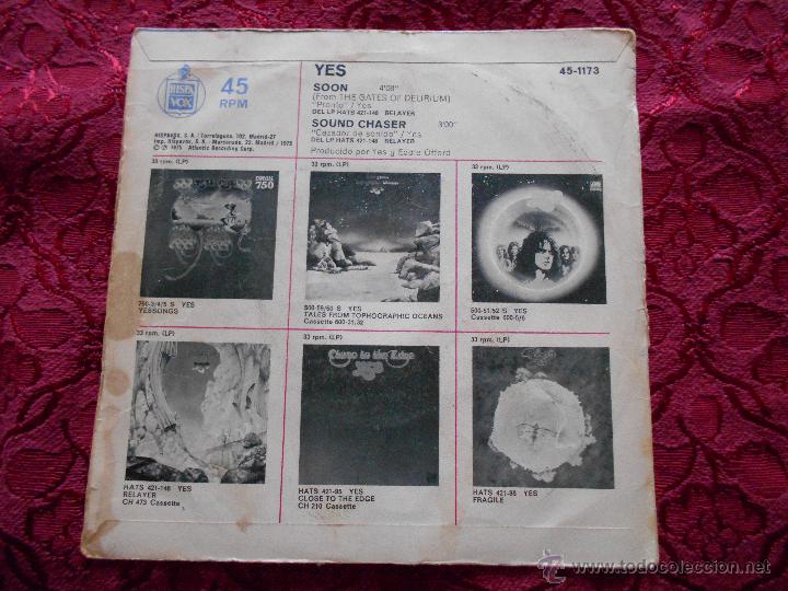 Discos de vinilo: YES // SOON - SOUND CHASER - Foto 2