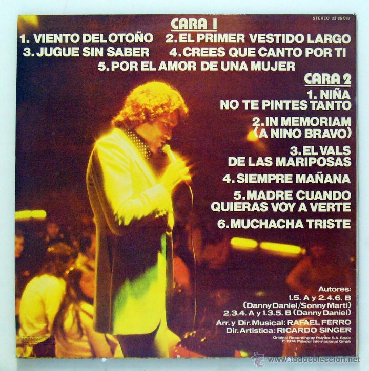 Discos de vinilo: Danny Daniel - Danny Daniel (LP Vinilo. Original 1974) - Foto 2