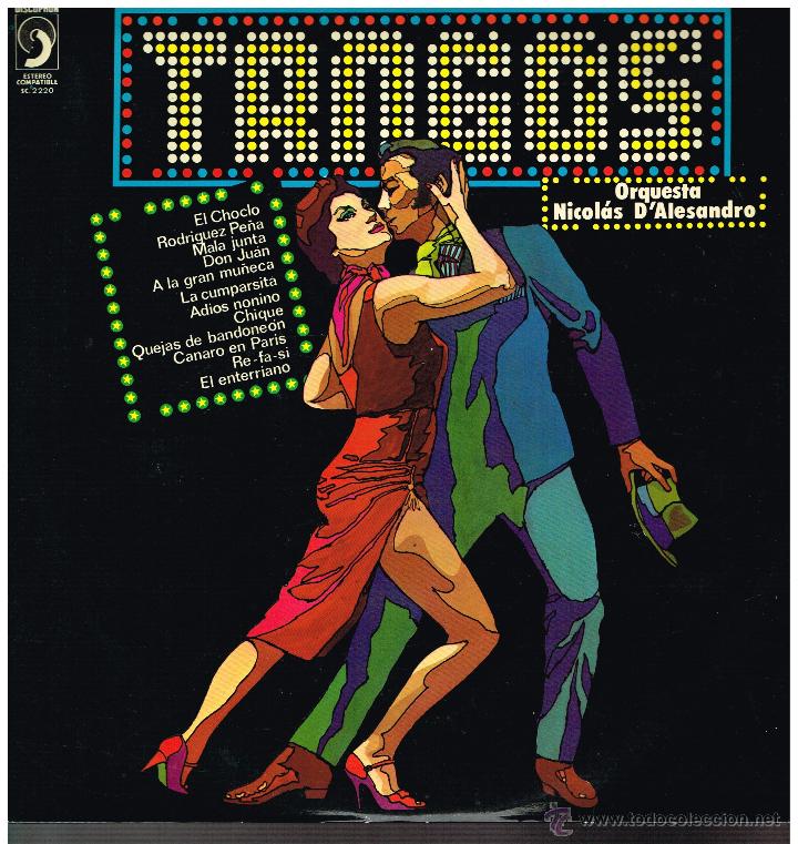 Discos de vinilo: Nicol&aacute;s DAlesandro - Tangos - Lp 1974 - Foto 1
