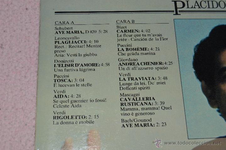 Discos de vinilo: PL&Aacute;CIDO DOMINGO (RCA, 1982) - Foto 3