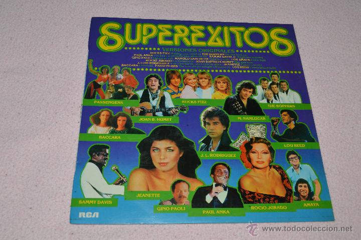 Discos de vinilo: SUPEREXITOS (Versiones originales) &middot; RCA, 1981 &middot;