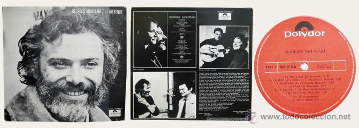 Discos de vinilo: Le M&eacute;t&egrave;que. Georges Moustaki. LP - Foto 1