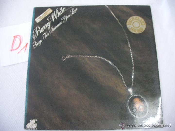Discos de vinilo: ANTIGUO DISCO DE VINILO LP BARRY WHITE - ENVIO GRATIS A ESPA&Ntilde;A - Foto 1