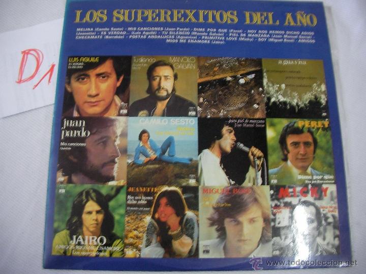 Discos de vinilo: ANTIGUO DISCO DE VINILO LP LOS SUPER EXITOS DEL A&Ntilde;O - ENVIO GRATIS A ESPA&Ntilde;A - Foto 1