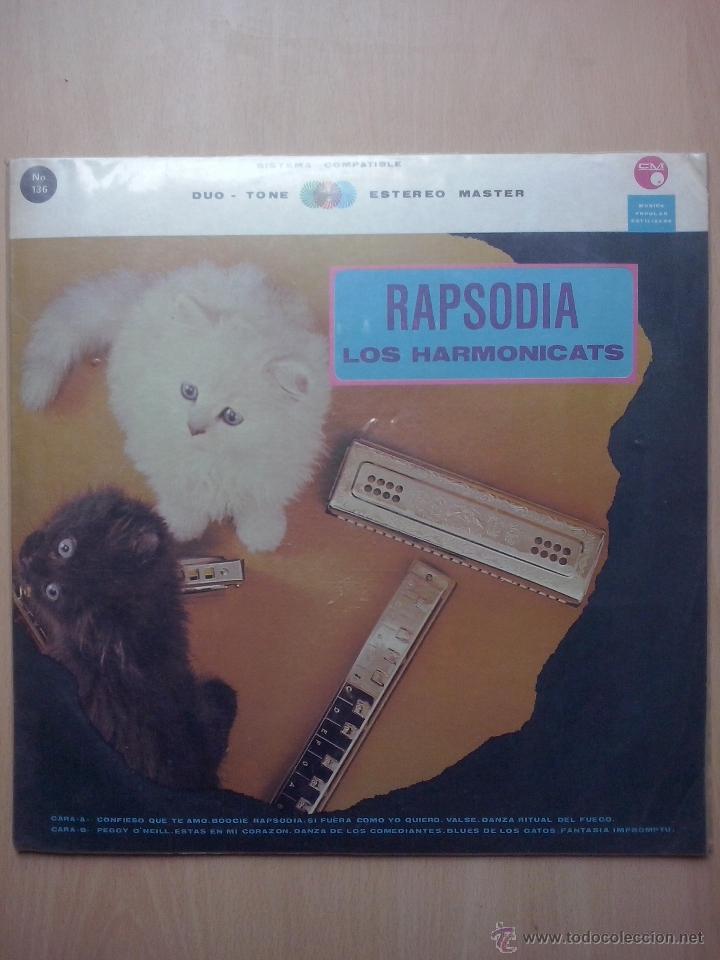Dischi in vinile: los harmonicats - rapsodia - lp cm, colombia.