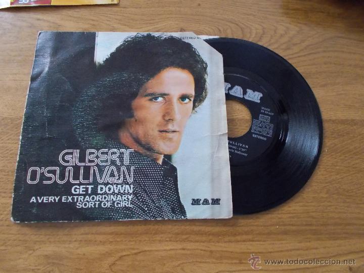 Discos de vinilo: GILBERT O&acute;SULLIVAN. GET DOWN. - Foto 1