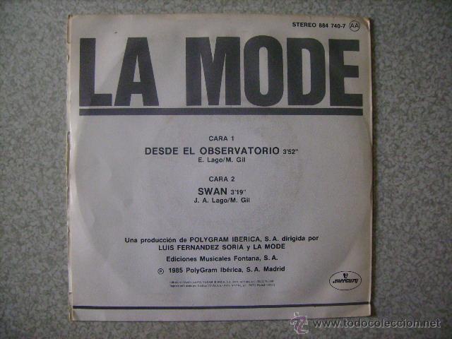 Discos de vinilo: LA MODE.DESDE EL OBSERVATORIO + 1 - Foto 2