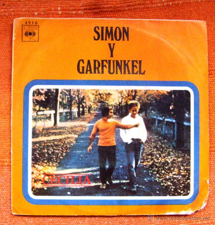 Discos de vinilo: Single Vinilo Simon & Garfunkel Cecilia - Foto 1