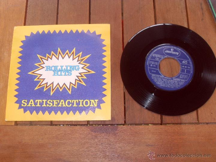Discos de vinilo: ROLLING HITS STONES SINGLE SATISFACTION MADE IN SPAIN 1981