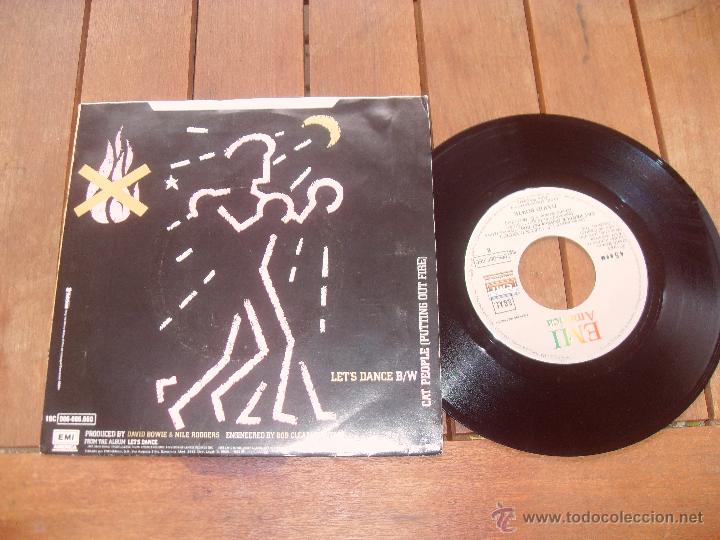 Discos de vinilo: DAVID BOWIE SINGLE BAILEMOS MADE IN SPAIN 1983 - Foto 2