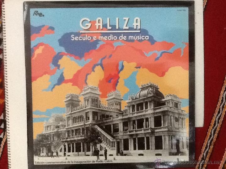 Discos de vinil: LP GALIZA. SECULO E MEDIO DE M&Uacute;SICA.1985 RNE