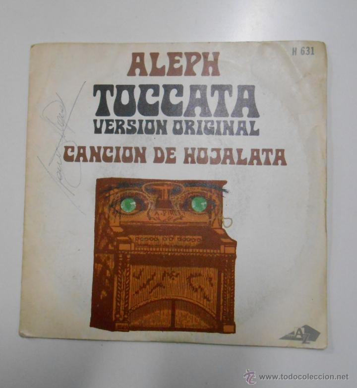Vinyl records: ALEPH. TOCCATA. VERSION ORIGINAL. LA CANCION DE HOJALATA. TDKDS2A