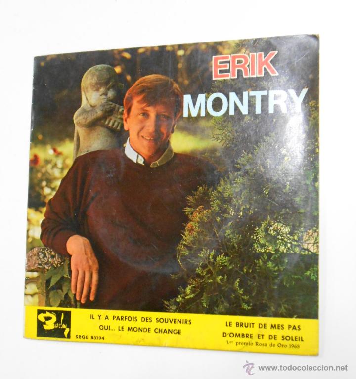 Disques de vinyle: ERIK MONTRY. IL Y A PARFOIS DES SOUVENIRS. LE BRUIT DE MES PAS... TDKDS2