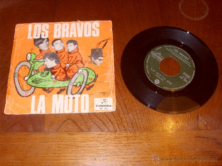 Discos de vinilo: LOS BRAVOS SINGLE LA MOTO MADE IN SPAIN 1966 - Foto 1