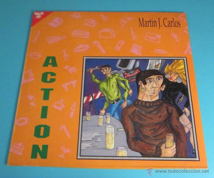 Discos de vinilo: MART&Iacute;N J. CARLOS. ACTION - Foto 1