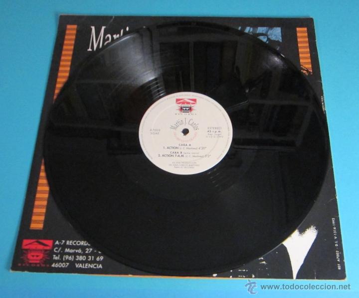 Discos de vinilo: MART&Iacute;N J. CARLOS. ACTION - Foto 3
